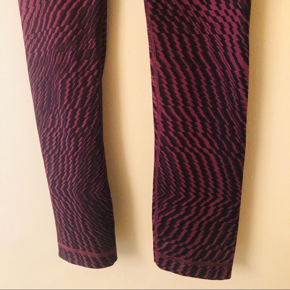 Lululemon Shifted Horizon Crop Leggings Maroon 4 - Picture 5 of 11